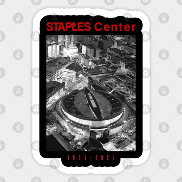 Staples Center Sticker by Juantamad